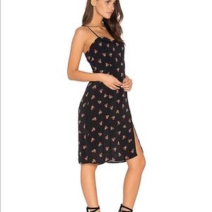 Lisakai Samba Dress Black Floral from Revolve
